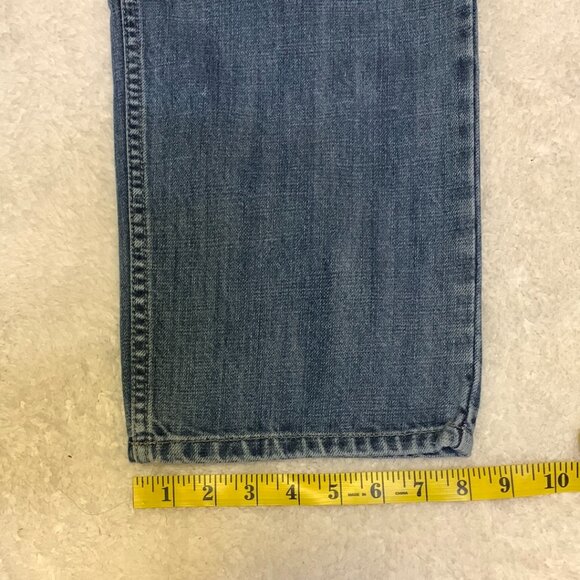 Vtg MARLBORO CLASSICS Womens Wide Leg Denim Jeans W34 L30  Cotton Made in USA - Picture 3 of 10
